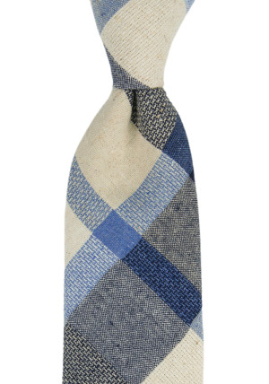 INTERWEAVE Blue klassisch breite Krawatte