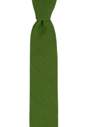 BASKETVEIL Green schmale Krawatte