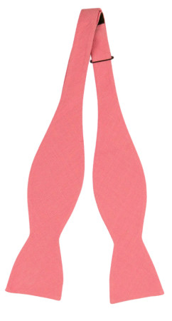 BASKETVEIL Pink ungebundene Fliege