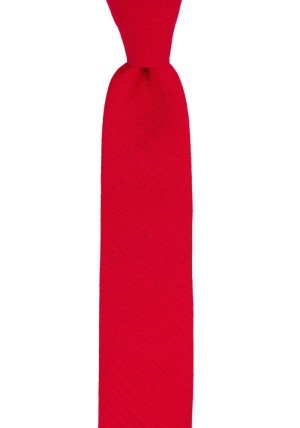 BASKETVEIL Red schmale Krawatte