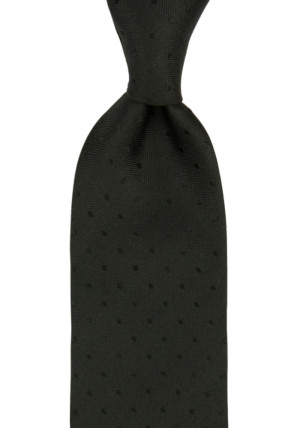 BRUDGUM BLACK klassisch breite Krawatte