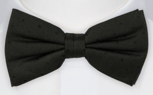 BRUDGUM BLACK gebundene Fliege
