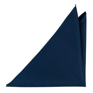 BRUDGUM Navy blue Einstecktuch