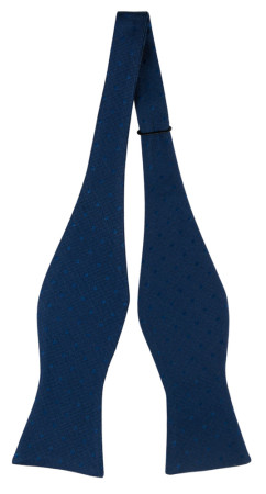 BRUDGUM Navy blue ungebundene Fliege