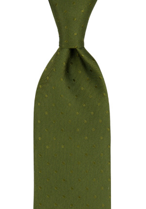 BRUDGUM Olive green klassisch breite Krawatte