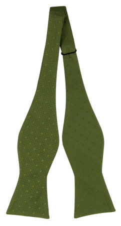 BRUDGUM Olive green ungebundene Fliege