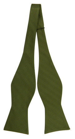 DRUMMEL Olive green ungebundene Fliege
