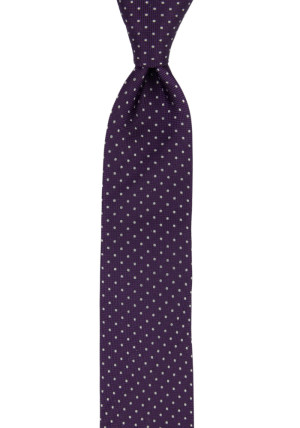 HAGELSTORM PURPLE schmale Krawatte