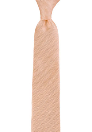 JAGGED Apricot schmale Krawatte