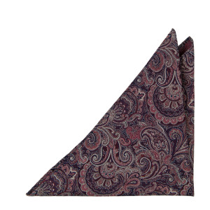 JAJAMAN BURGUNDY Einstecktuch