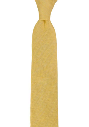 OGONSTEN YELLOW schmale Krawatte