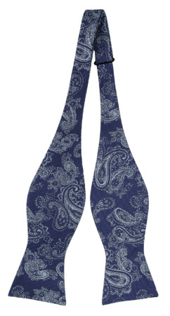 RAJRAJ BLUE ungebundene Fliege