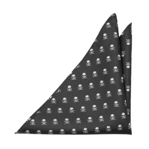 SCALPINISM Black Einstecktuch