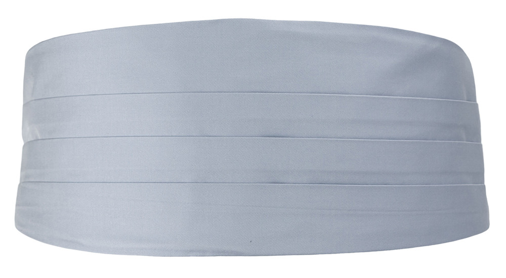 SOLID Baby blue Kummerbund