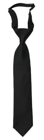 SOLID Black Kinderkrawatte klein vorgebundene