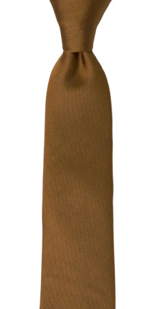 SOLID Bronze Kinderkrawatte medium