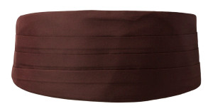 SOLID Brown Kummerbund