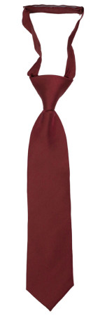 SOLID Burgundy Kinderkrawatte klein vorgebundene