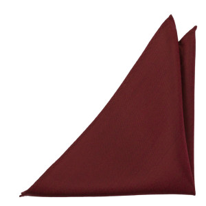SOLID Burgundy Einstecktuch