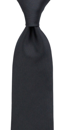 SOLID Charcoal klassisch breite Krawatte