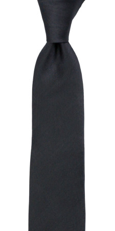 SOLID Charcoal schmale Krawatte