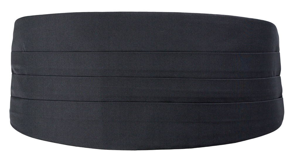 SOLID Charcoal Kummerbund