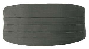 SOLID Dark grey Kummerbund