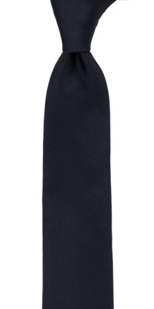 SOLID Dark navy Kinderkrawatte medium