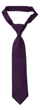 SOLID Dark purple Kinderkrawatte klein vorgebundene