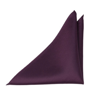SOLID Eggplant Einstecktuch