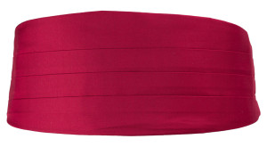 SOLID Fuchsia Kummerbund