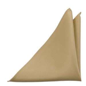 SOLID Khaki Einstecktuch
