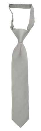 SOLID Light grey Kinderkrawatte klein vorgebundene
