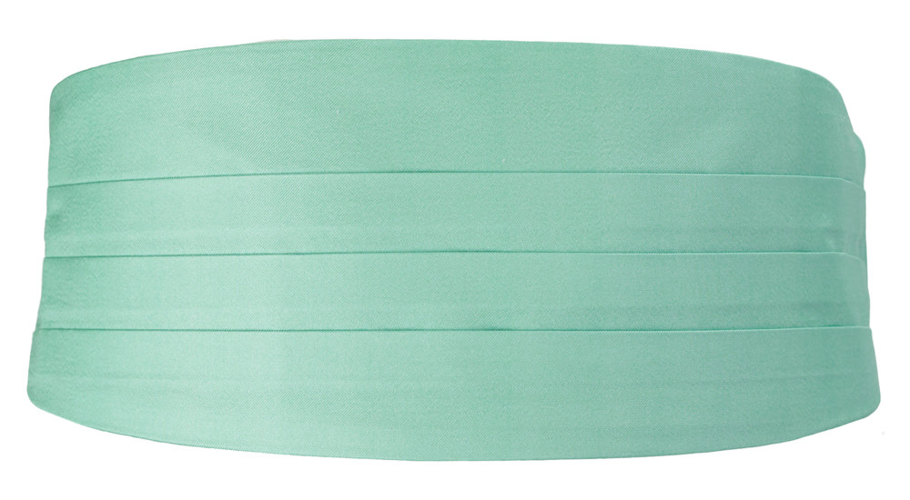 SOLID Light turquoise Kummerbund