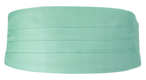 SOLID Light turquoise Kummerbund