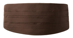 SOLID Light umber Kummerbund