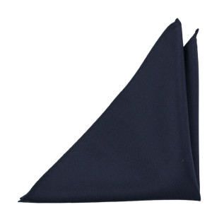 SOLID Navy blue Einstecktuch