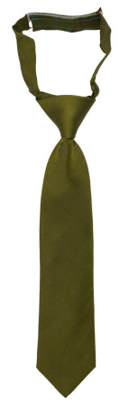SOLID Olive kinderkrawatte klein vorgebundene