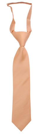 SOLID Peach Kinderkrawatte klein vorgebundene