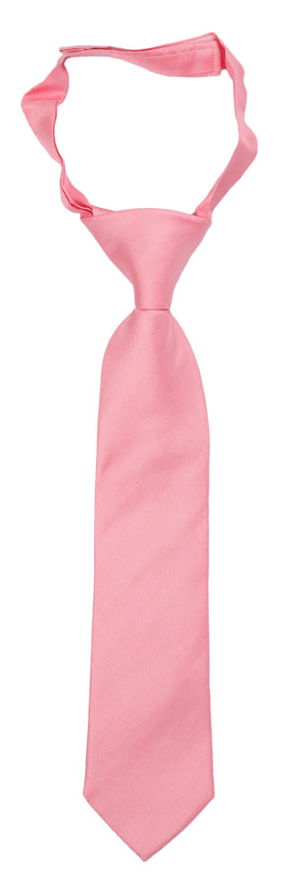 SOLID Pink Kinderkrawatte klein vorgebundene