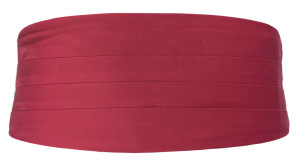 SOLID Raspberry Kummerbund