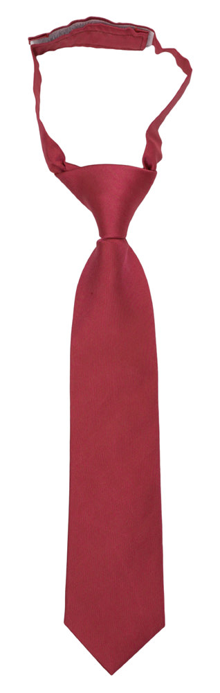 SOLID Raspberry Kinderkrawatte klein vorgebundene