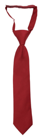 SOLID Red Kinderkrawatte klein vorgebundene
