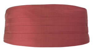 SOLID Rose Kummerbund