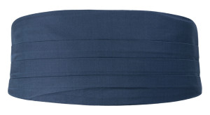 SOLID Steel blue Kummerbund