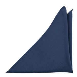 SOLID Steel blue Einstecktuch