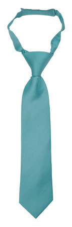 SOLID Turquoise Kinderkrawatte klein vorgebundene