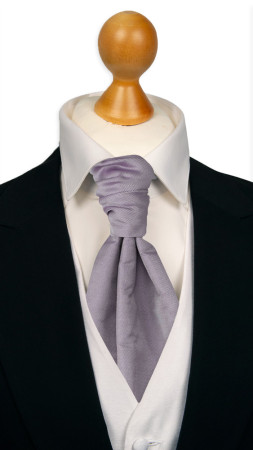 SOLID Violet gebundene Plastron
