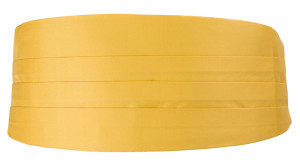 SOLID Yellow Kummerbund