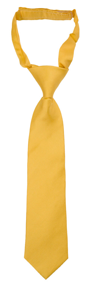 SOLID Yellow Kinderkrawatte klein vorgebundene
